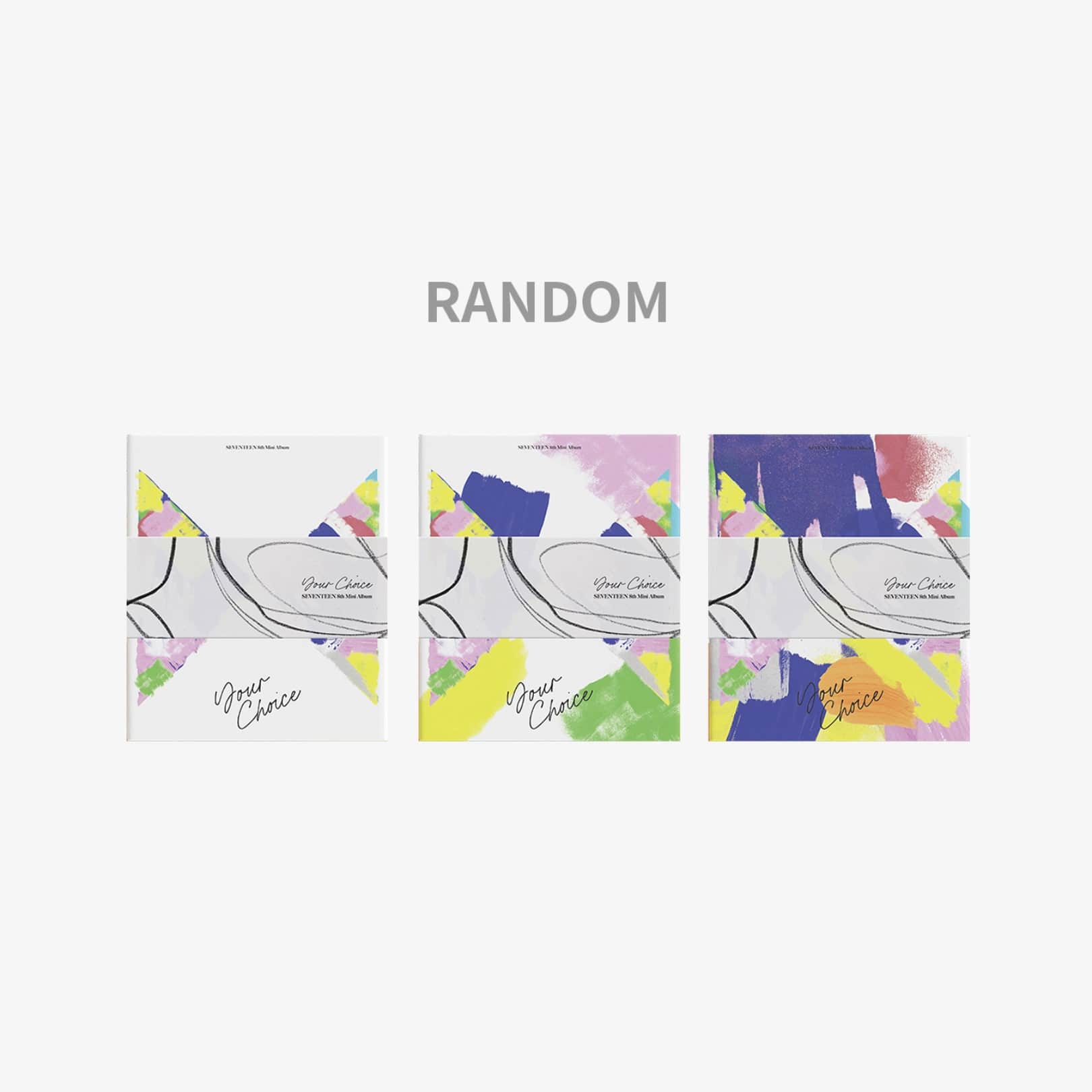 SEVENTEEN - 8th Mini Album 'Your Choice' (Random)
