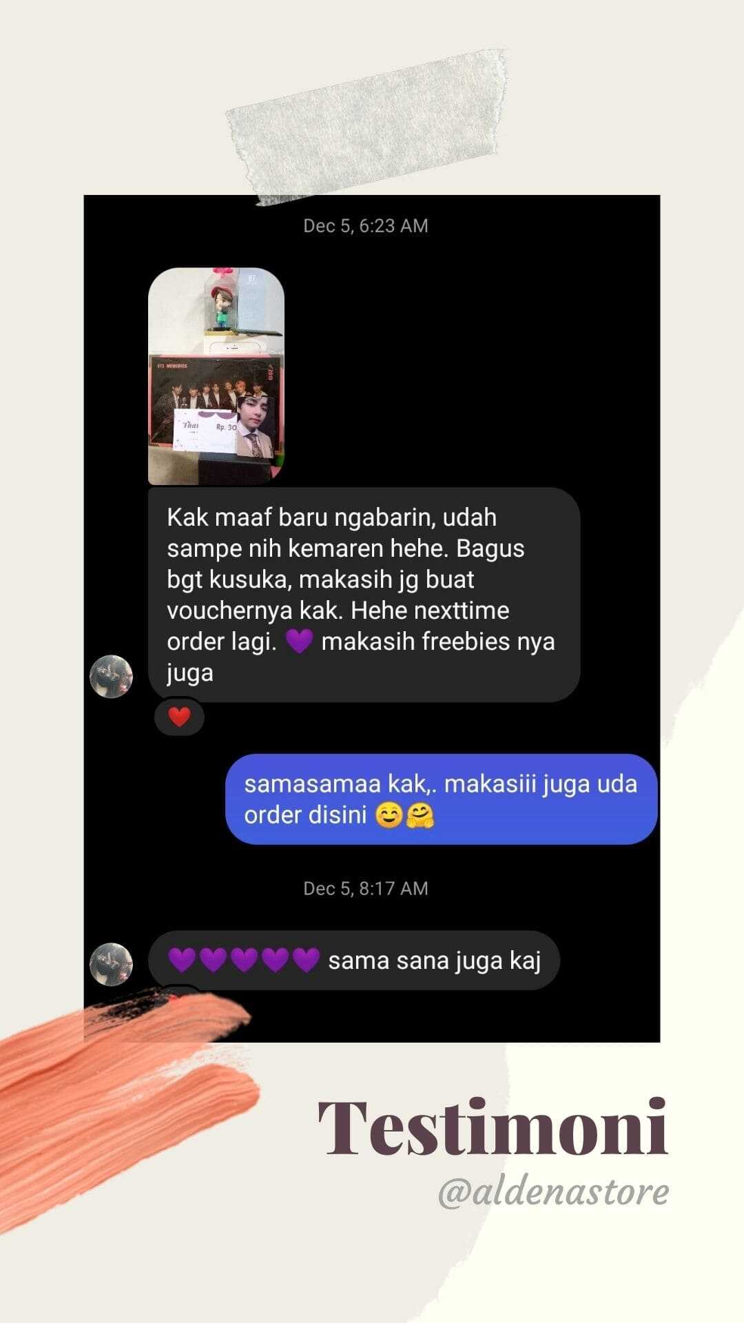 Testimoni Aldena Store