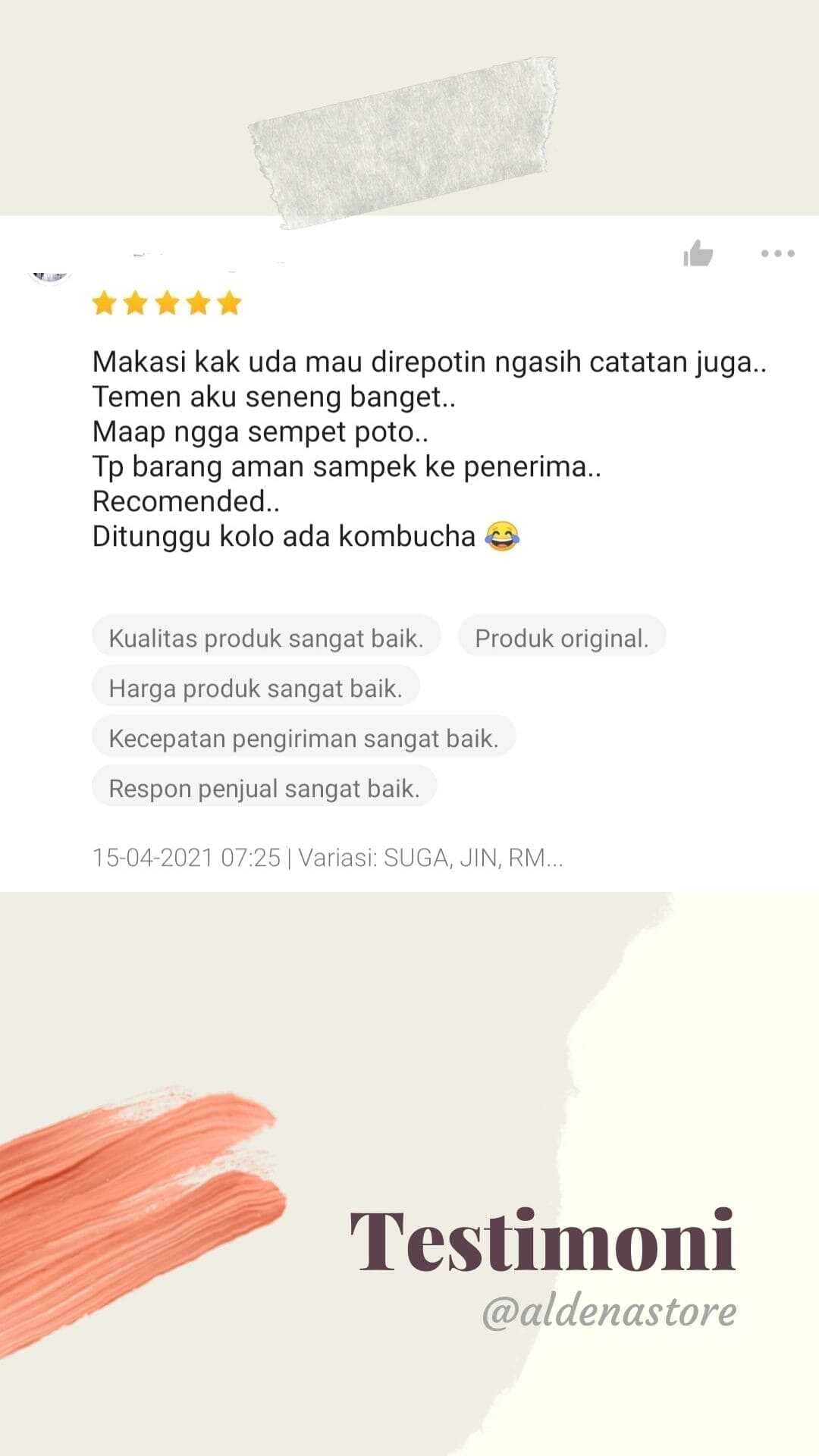 Testimoni Aldena Store