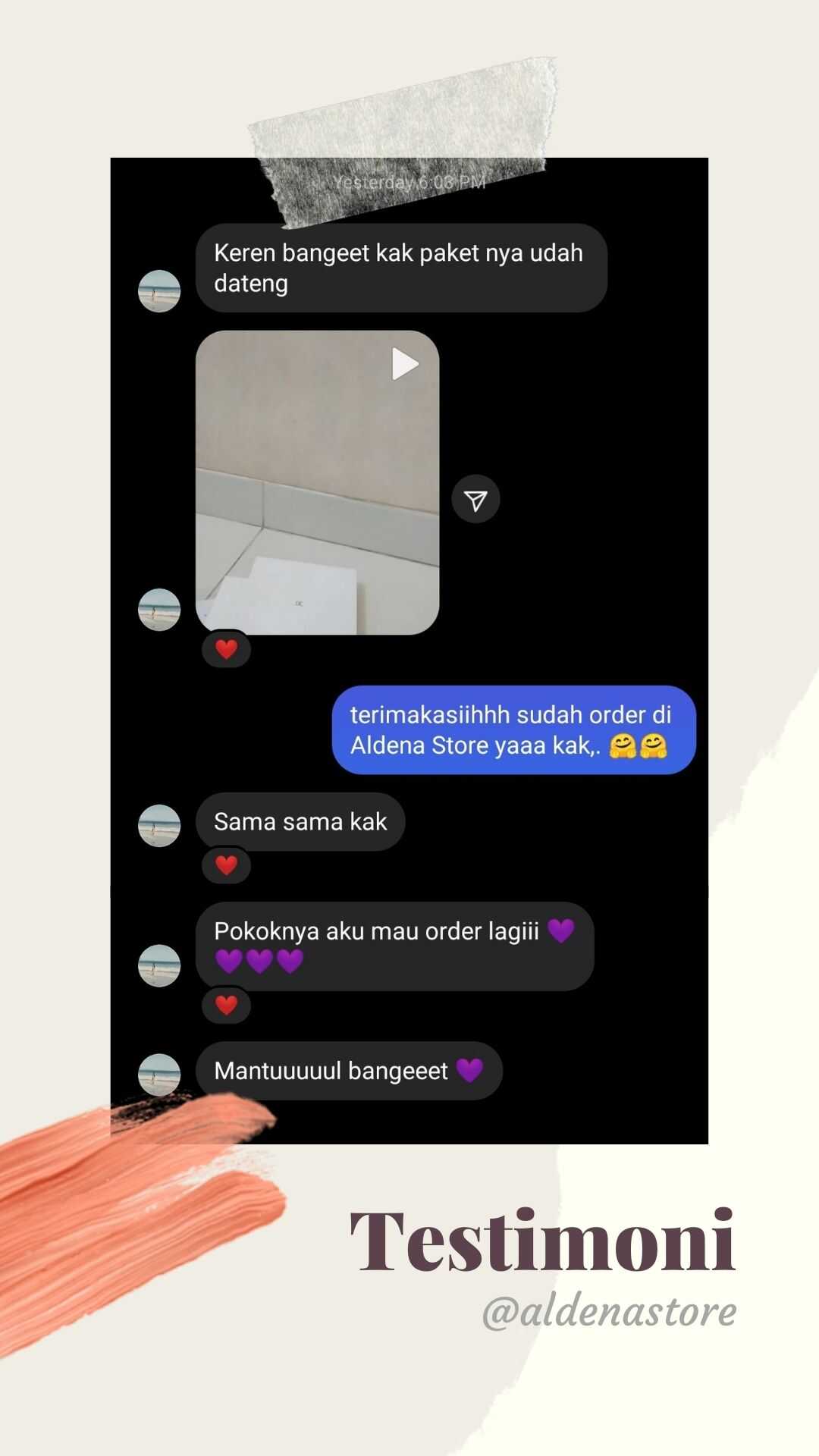 Testimoni Aldena Store