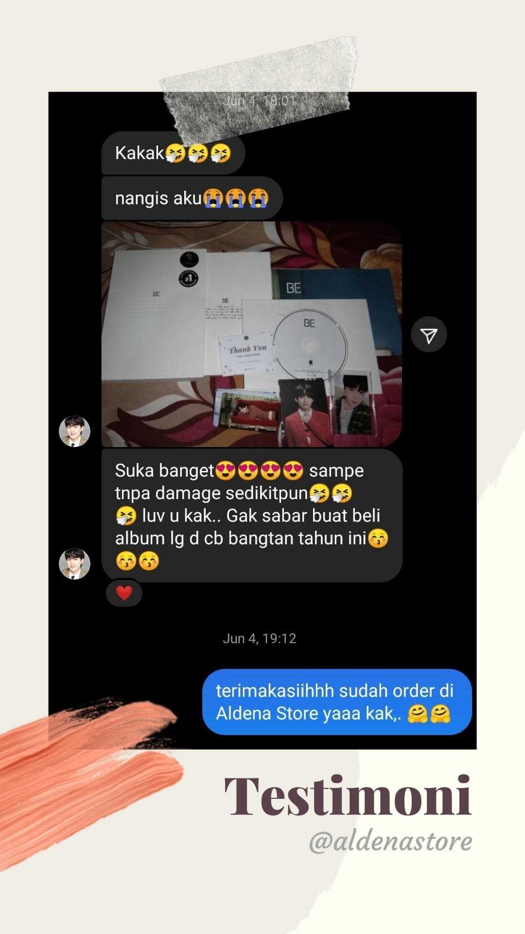 Testimoni Aldena Store