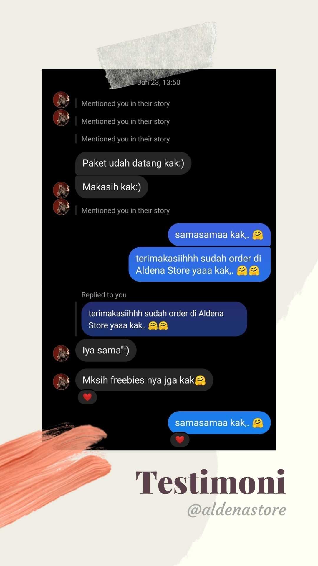 Testimoni Aldena Store