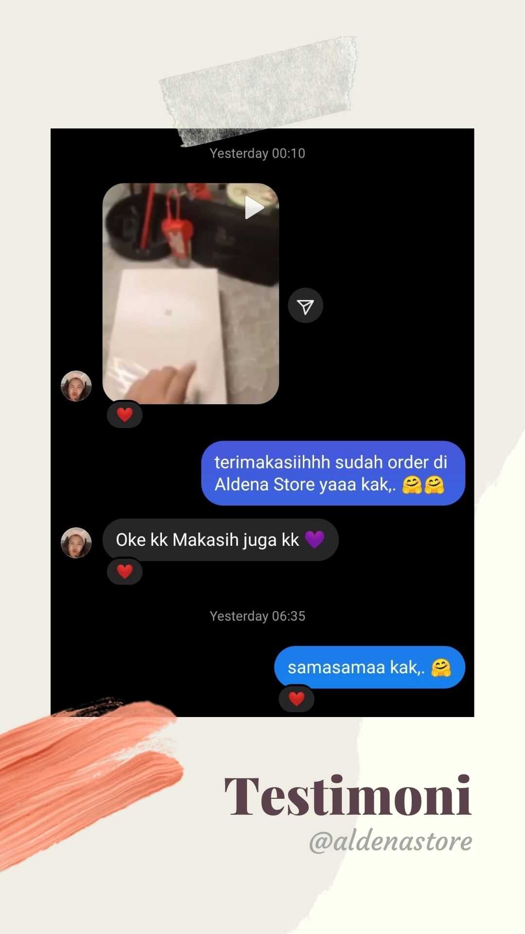Testimoni Aldena Store